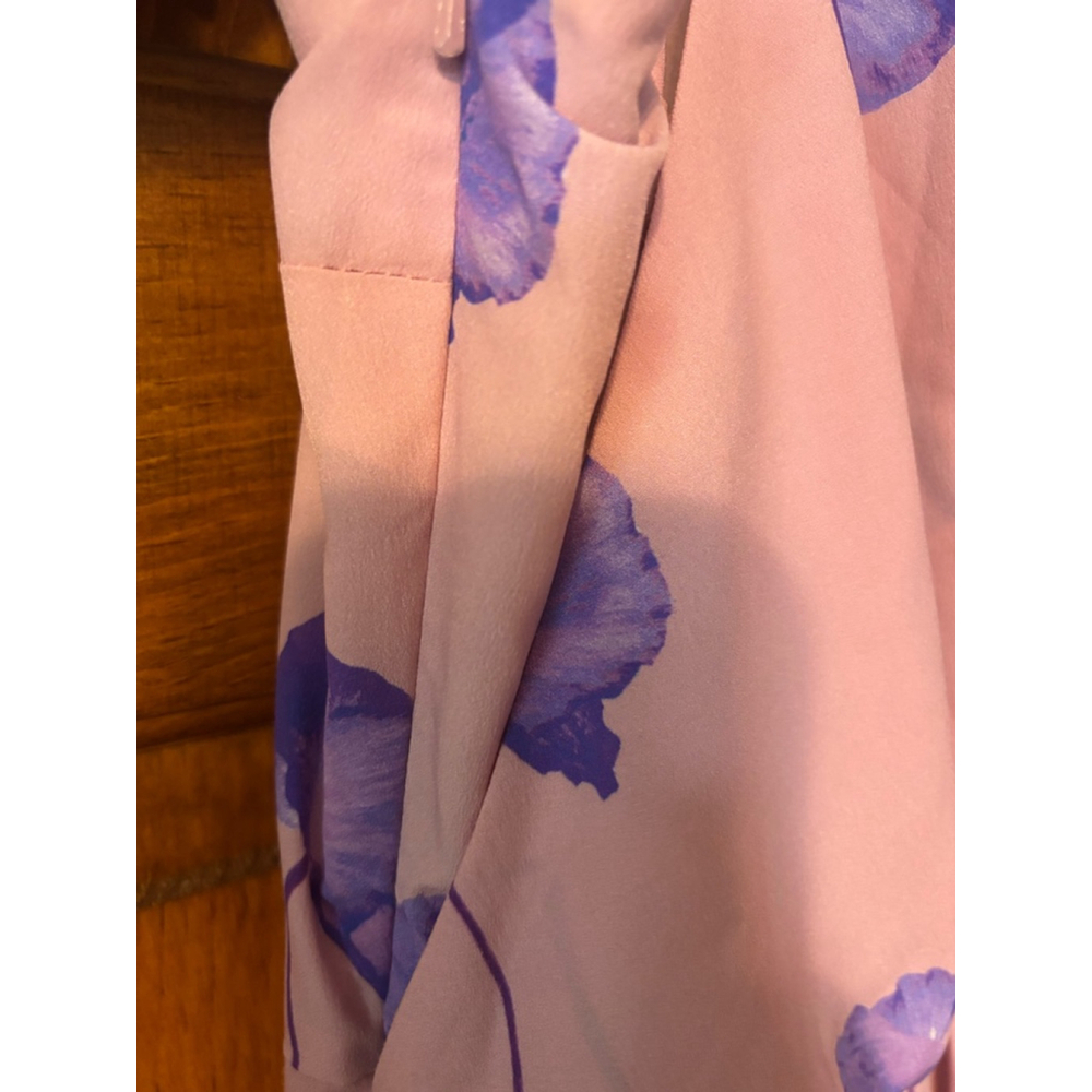 ASOS Lilac Floral Halter Midi Dress w/ Pockets Size 2 NWT - Picture 5 of 7